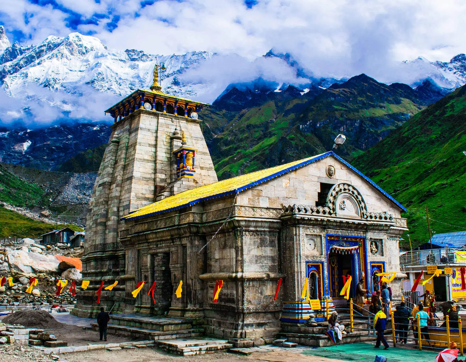 Char Dham Yatra Yamunotri Gangotri Kedarnath Badrinath Tour Package From Vadodara By Flight